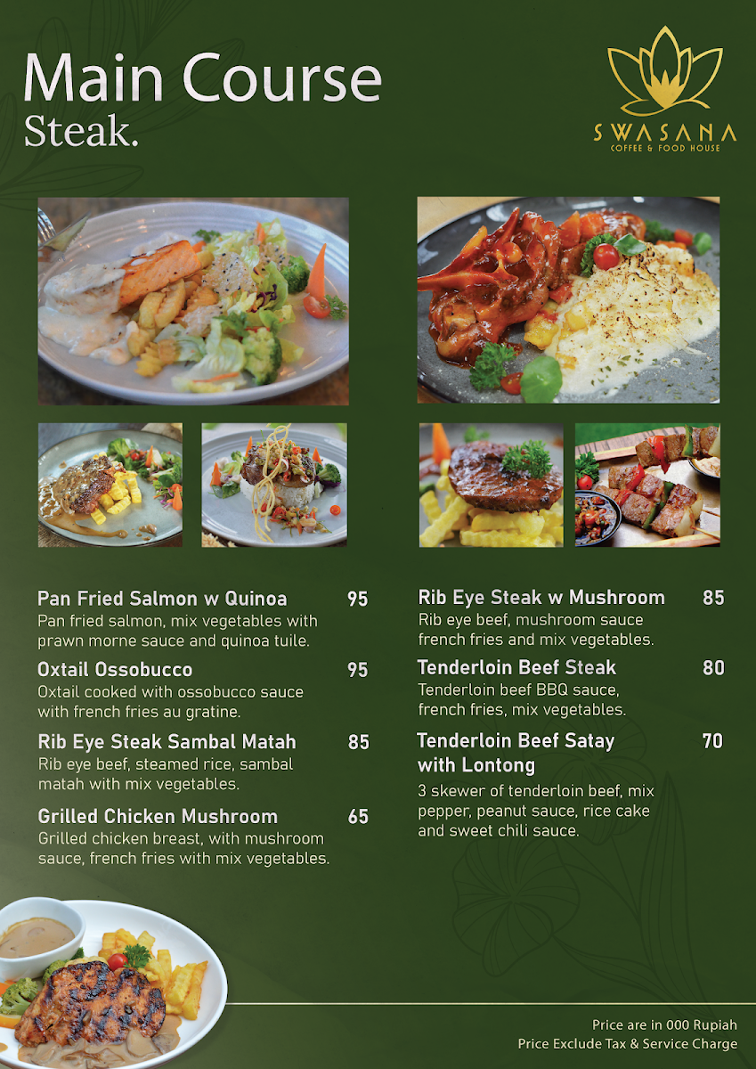 SWASANA COFFEE AND FOOD HOUSE MEDAN Menu - Image 1