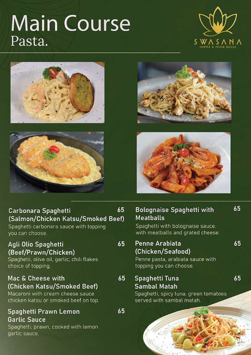 SWASANA COFFEE AND FOOD HOUSE MEDAN Menu - Image 3